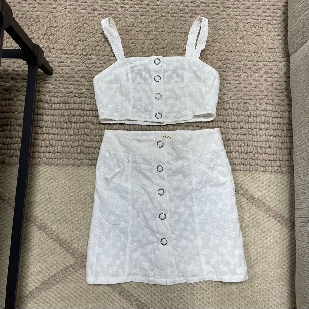 White Two-Piece Set